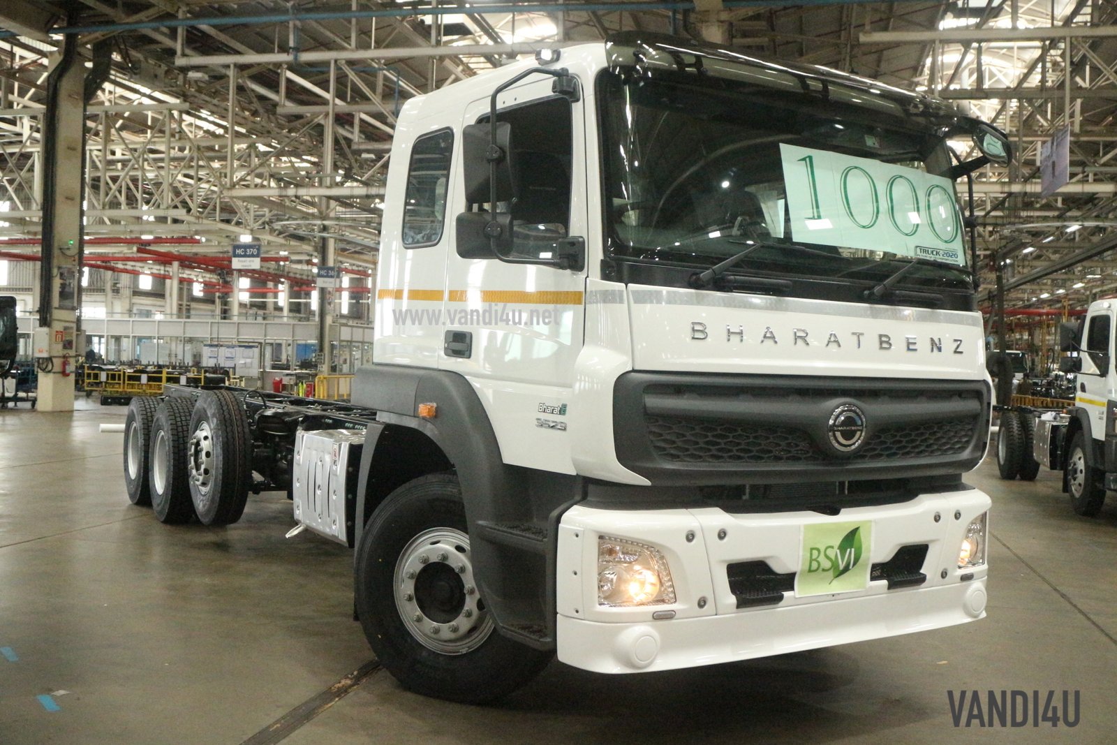 Daimler India rolls out its 1000th BSVI-compliant BharatBenz Heavy Duty Truck (HDT) despite lockdown