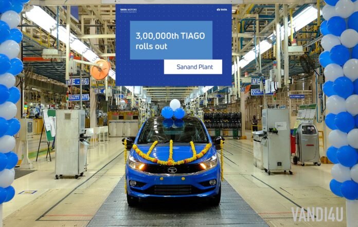Tata Tiago Attains 3 Lakh Production Milestone in 4 Years | Vandi4u
