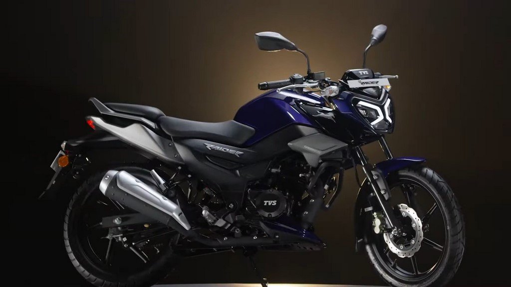 TVS Raider launched in India at Rs 75,000, Gets connected tech 6 TVS Raider Blazing Blue