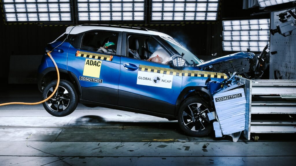 tata punch crash test