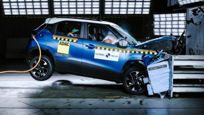 tata punch crash test