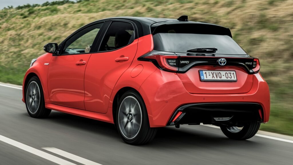 new Tayota Yaris hatchback rear