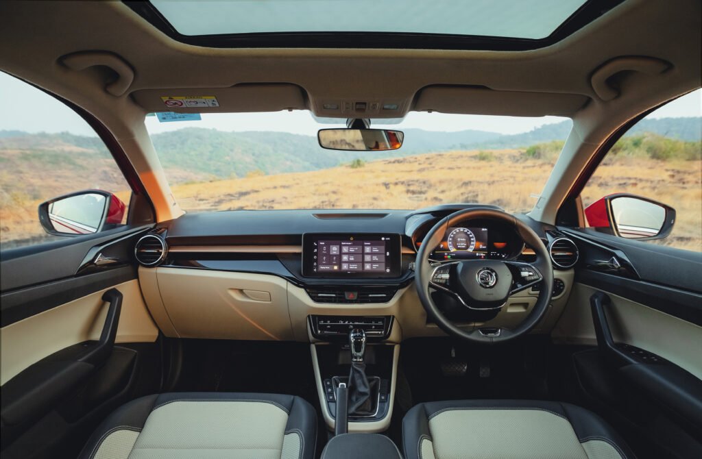 Skoda Slavia 1.0 TSI launched in India at Rs 10.69 lakh 6 Skoda Slavia 1.0 TSI interior