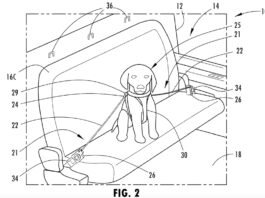 Ford files patent a Pet Restraint System for vehicle