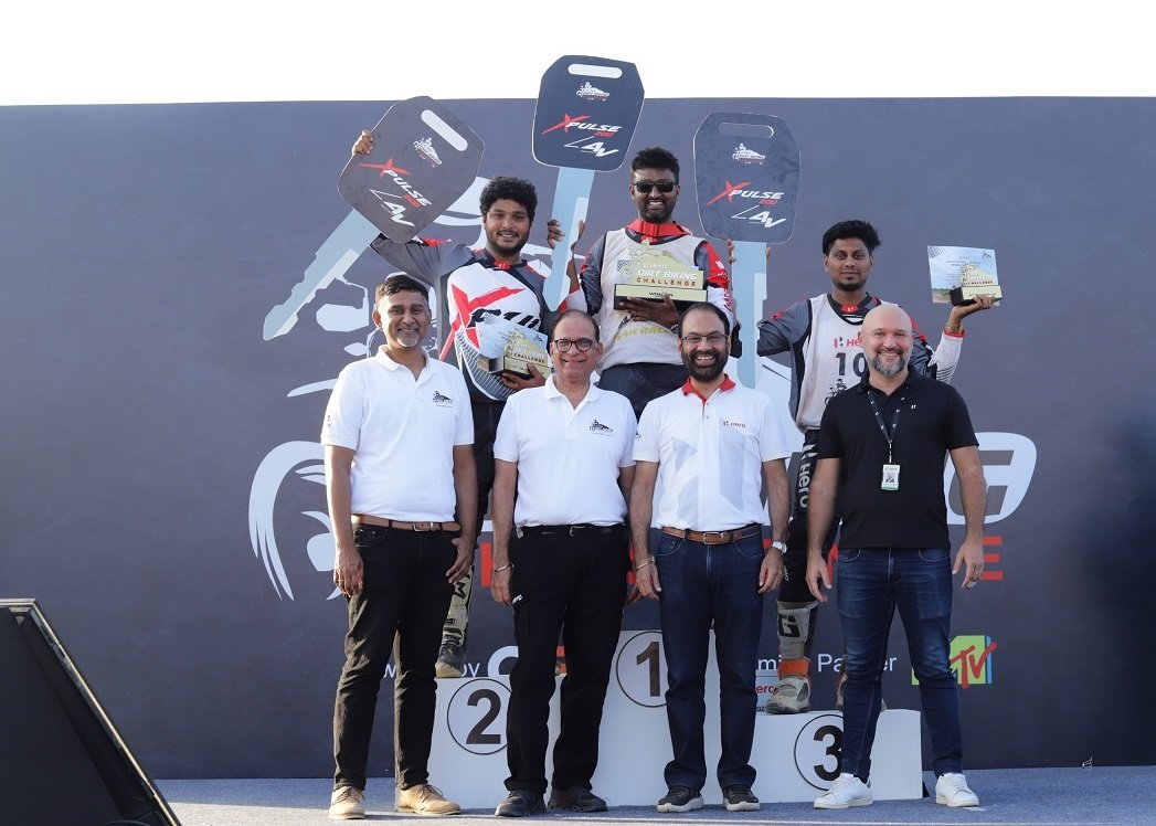 www.vandi4u.com Hero Dirt Biking Challenge Concludes Asad Khan becomes the First champion