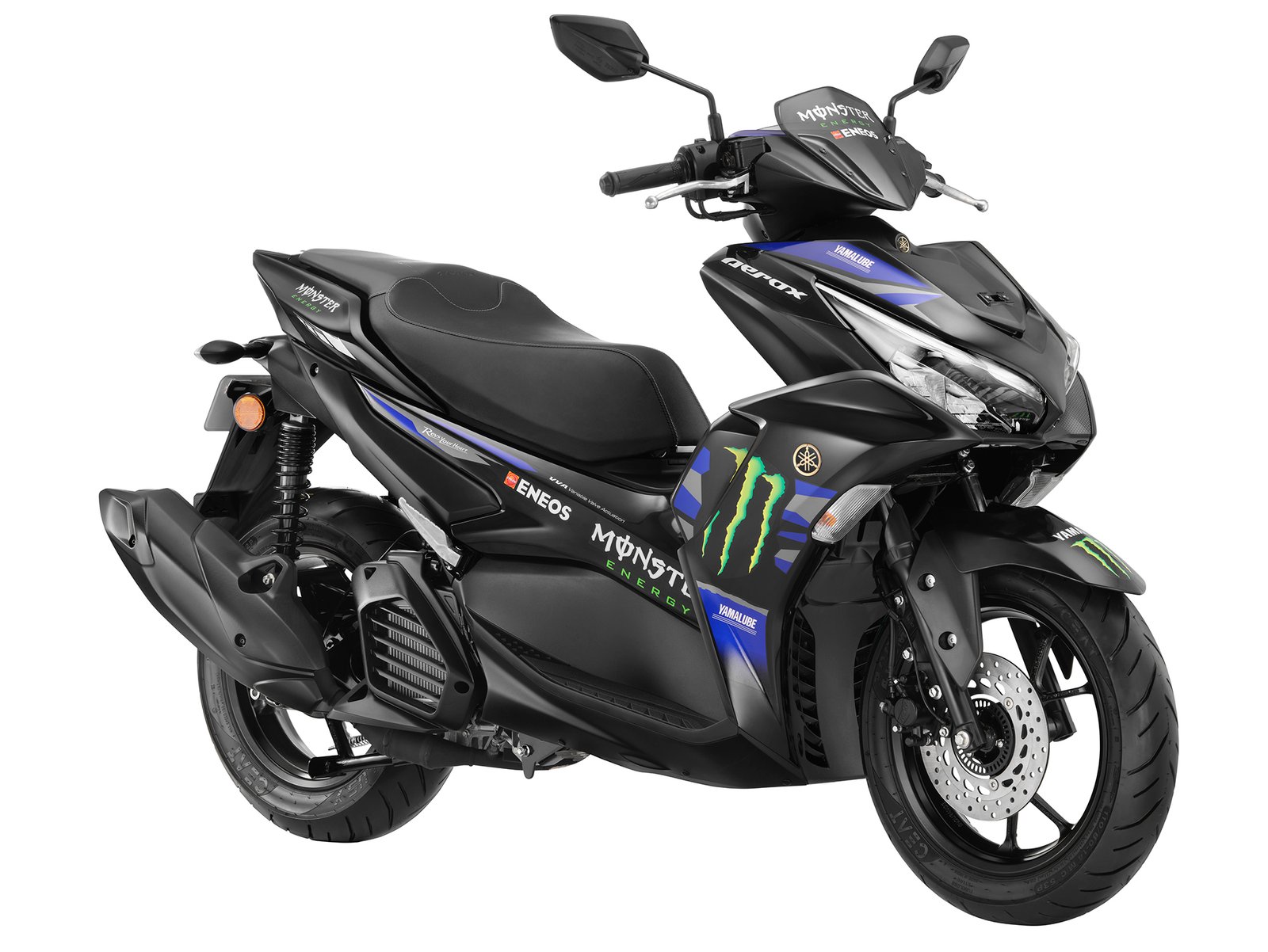 www.vandi4u.com Aerox 155 Monster Energy Yamaha MotoGP Editon launched in India