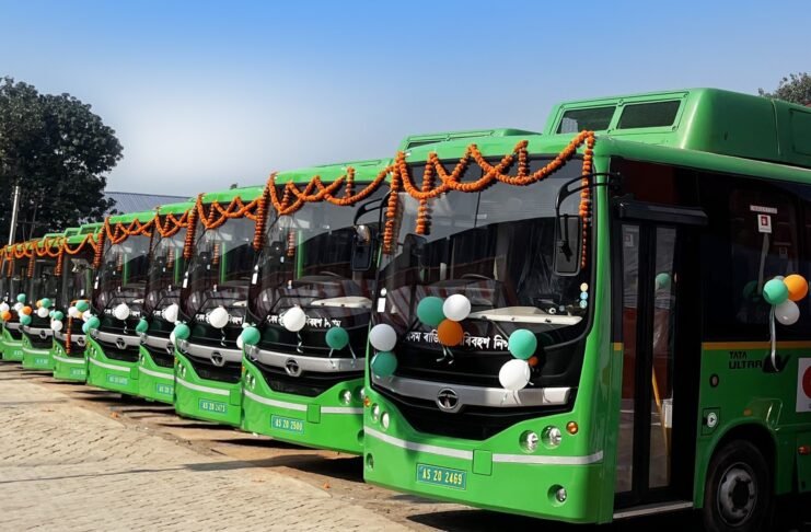 Tata Motors delivers 100 electric buses to Assam State Transport Corporation (ASTC)