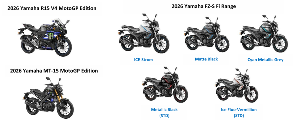 Yamaha Brings Back Popular MotoGP Edition in India due to Customer Demand 2 Yamaha Brings Back Popular MotoGP Editions in India due to Customer Demand | Vandi4u